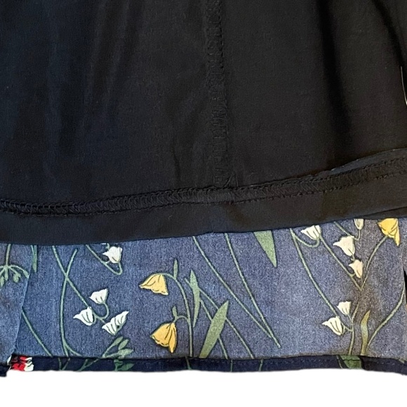 Effy‎ & Joe Floral Fit & Flare 3/4 Sleeve Mini Dress Size S - Picture 5 of 6